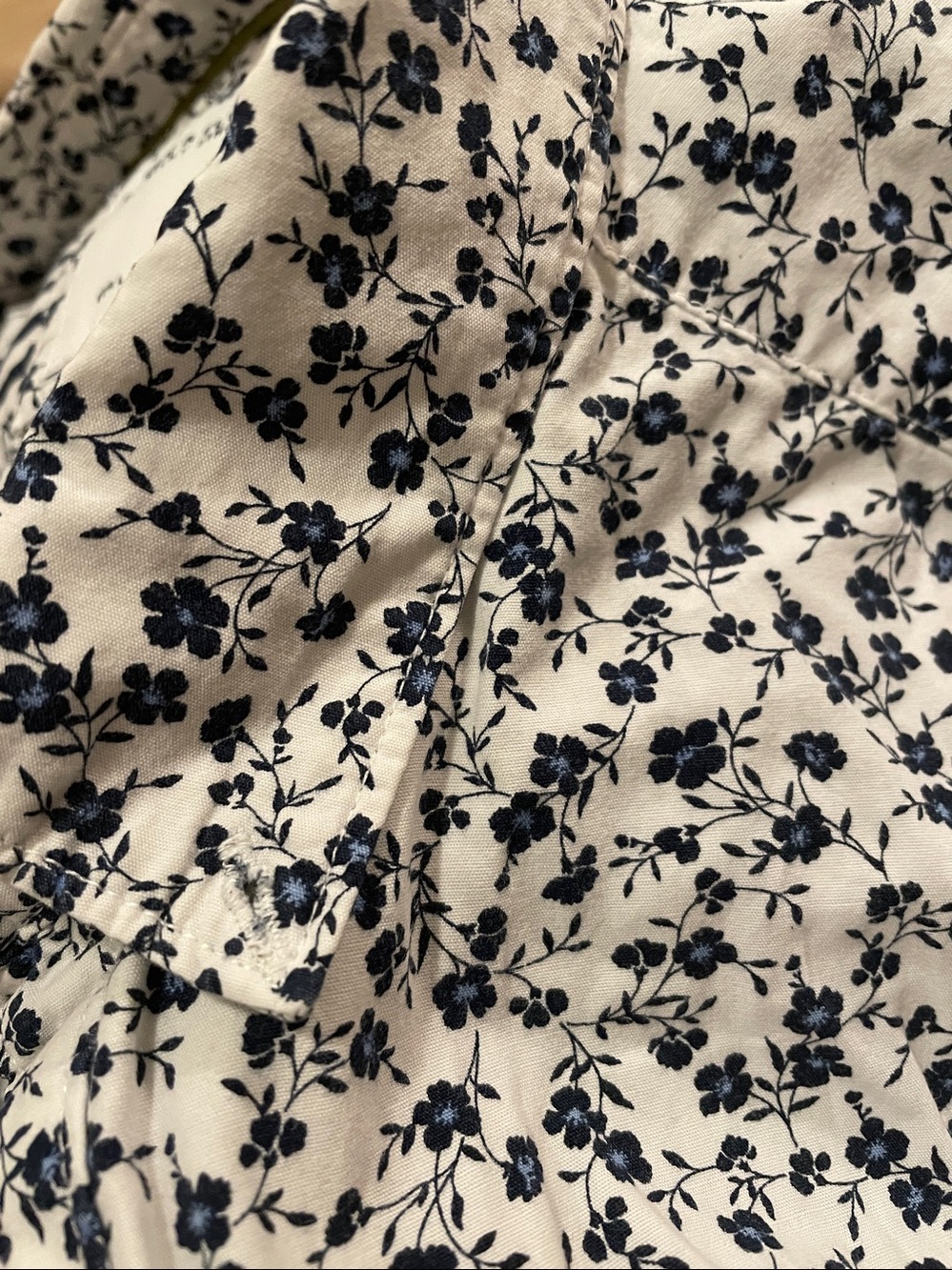 DENIM & FLOWER Men RICKY SINGH Floral Short Sleeve Button-Up Shirt BLUE DAISY - Picture 13 of 16
